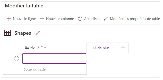 Ajouter une ligne Ajouter une ligne.