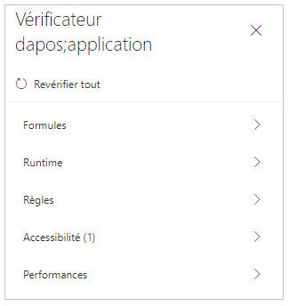 Vérificateur d’application Vérificateur d’application.