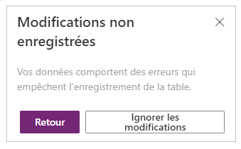 Enregistrer les modifications Enregistrer les modifications.