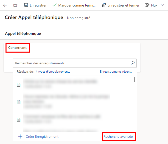 Recherche avancée pour la colonne Concernant Recherche avancée pour la colonne Concernant.