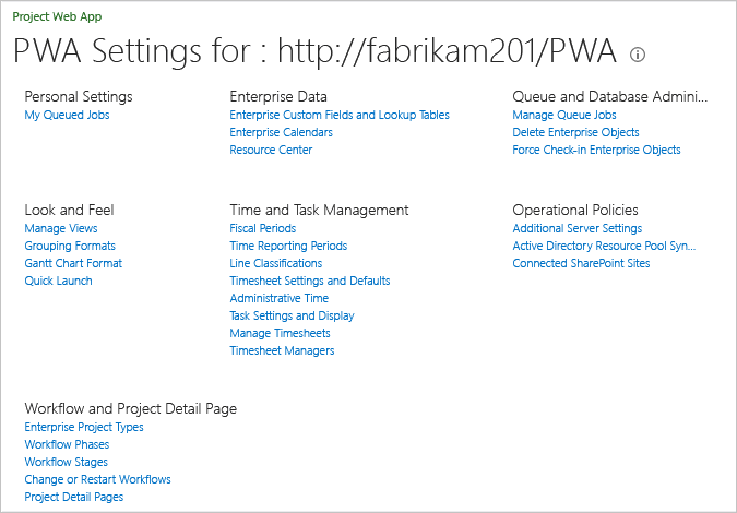 PWA Settings when SharePoint Permission mode