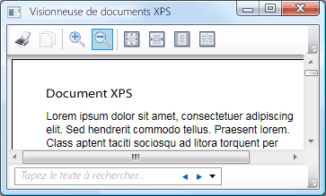 Document XPS dans un contrôle DocumentViewer