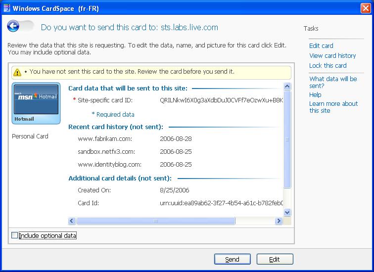 Windows CardSpace
