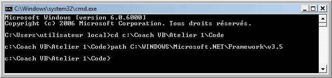 path C:\WINDOWS\Microsoft.NET\Framework\v3.5