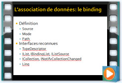 Binding sur une entité