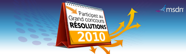 Participez au grand concours Résolutions 2010