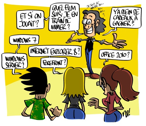 Le jeu-concours des professionnels de l'informatique