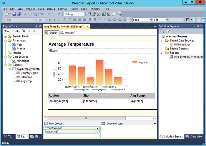 Figure 1 - Report Designer