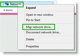 Map Network Drive