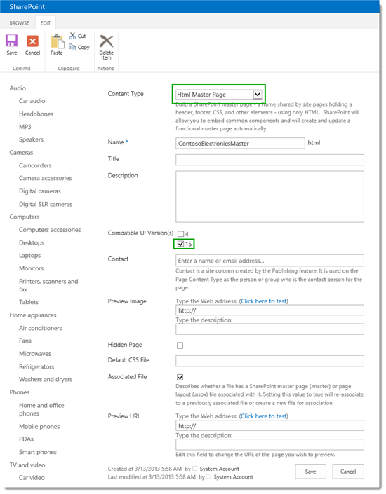 Change File Properties