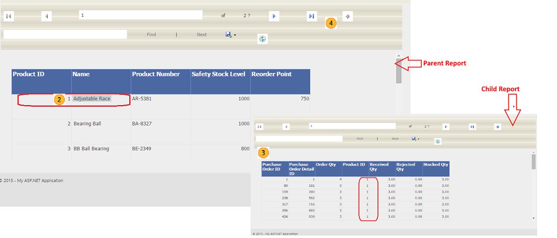 ssrs drill through using ReportViewer