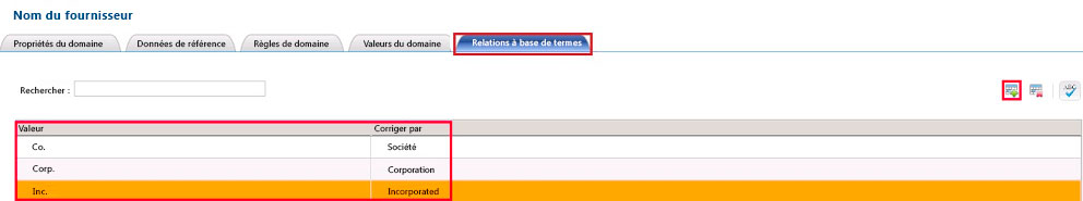 Relations à base de termes