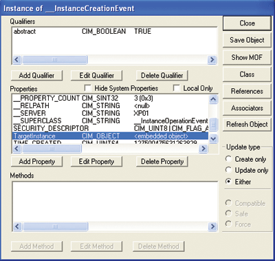 Figure 12 Event Details in WBEM Test