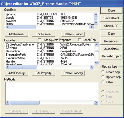 Figure 13 TargetInstance Object Properties