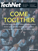 Cover for TechNet Magazine Mars 2009