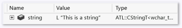 DBG_NATVIS_DisplayString_CStringT CStringT DisplayString element