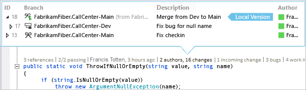 CodeLens - Merged changes between branches