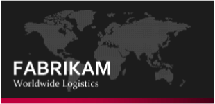 Marque principale de l’application du Windows Store Fabrikam Worldwide Logistics fournie en exemple