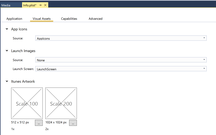 Modification d’illustrations iTunes dans Visual Studio