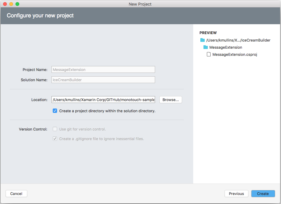 Cliquez sur le bouton Créer