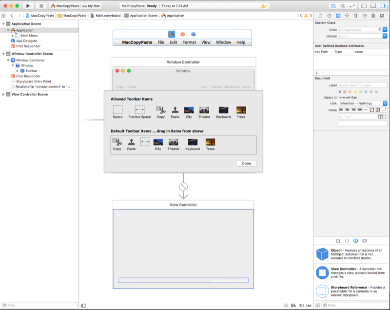 Modification de la barre d’outils