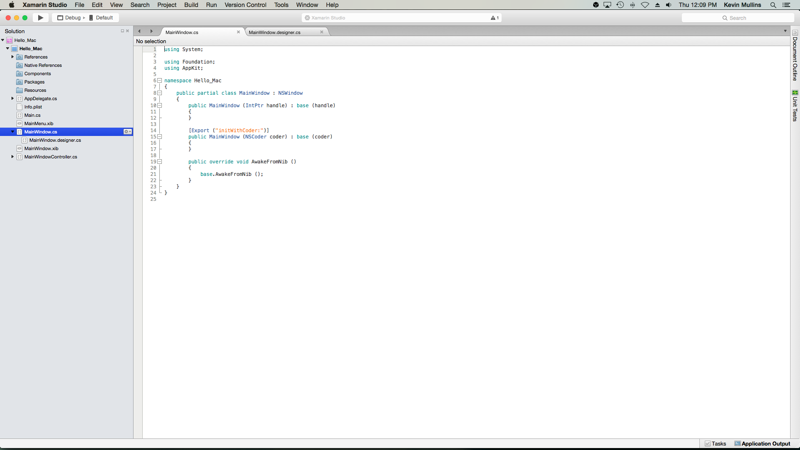Fichier MainWindow.cs Fichier MainWindow.cs