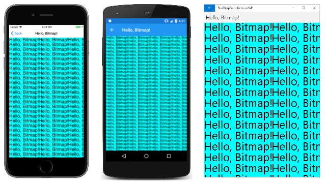 Bonjour, Bitmap ! Bonjour, Bitmap !