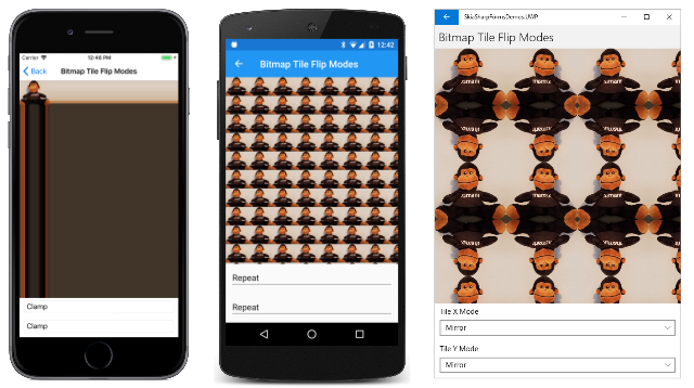 Modes de retournement de vignette bitmap Modes de retournement de vignette bitmap