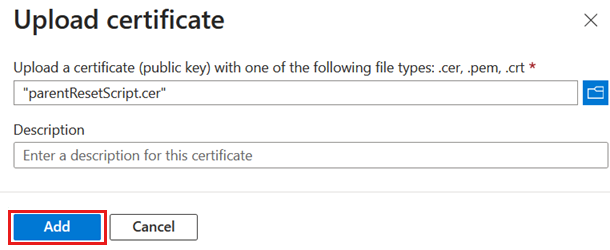 Capture d’écran d’un certificat.