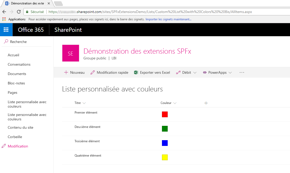 Personnalisateur de champ en action