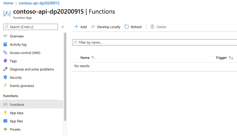 Bouton « Créer » mis en évidence sur le portail Azure
