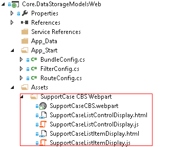 Capture d’écran du répertoire Ressources