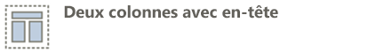en-tête, 2 colonnes