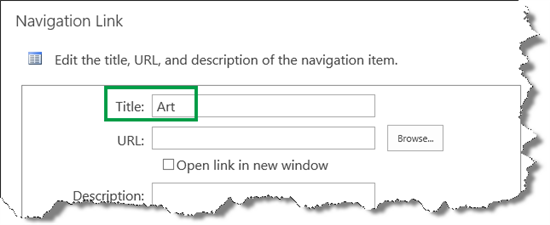 Titre de navigation