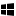 Screenshot of a black Windows icon as it appears as the Start button on Windows.