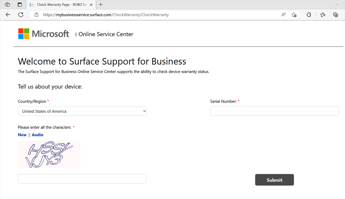 Vérifier les status de garantie surface Hub - Surface Hub | Microsoft Learn