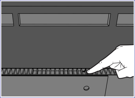 Capture d’écran montrant l’onglet de verrouillage du compartiment SSD.