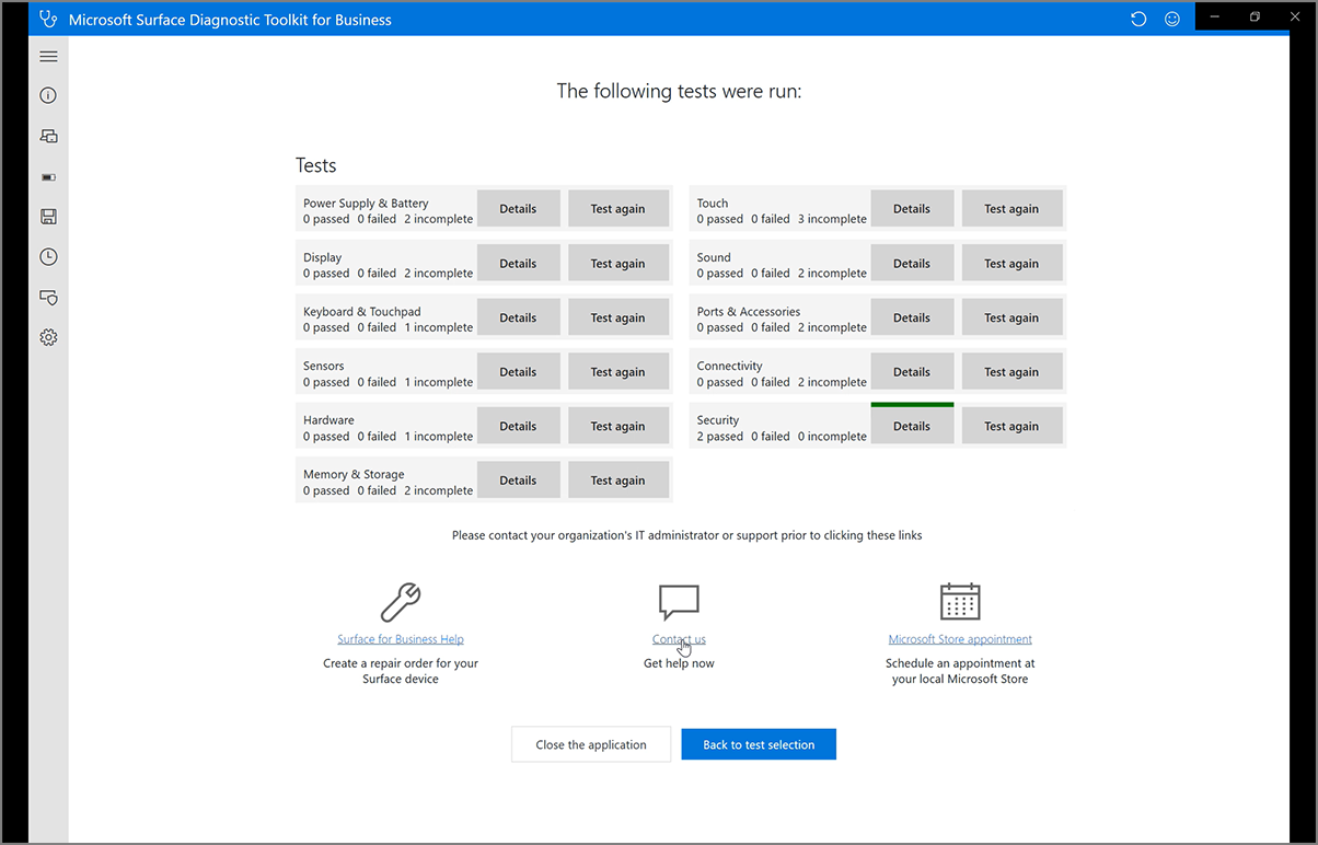 Utiliser le Kit de ressources de diagnostic pour Surface Entreprise en mode  bureau - Surface | Microsoft Learn