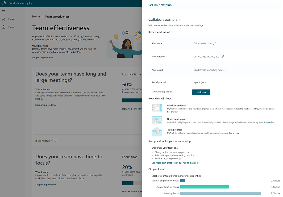 Capture d’écran de l’endroit où les responsables peuvent inscrire des utilisateurs dans un plan.
