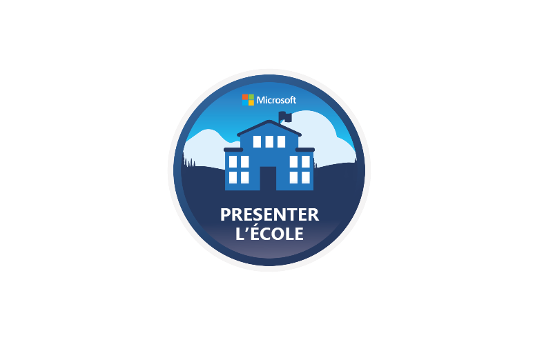 Capture d’écran du badge Showcase Schools.