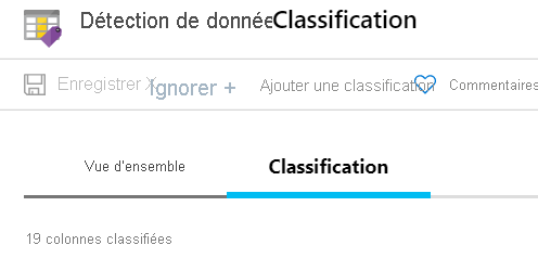 Screenshot of how to add a new classification.