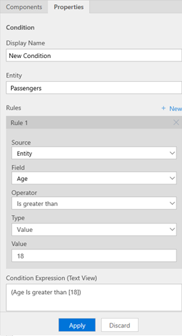Capture d’écran de l’onglet Propriétés avec le bouton Appliquer.