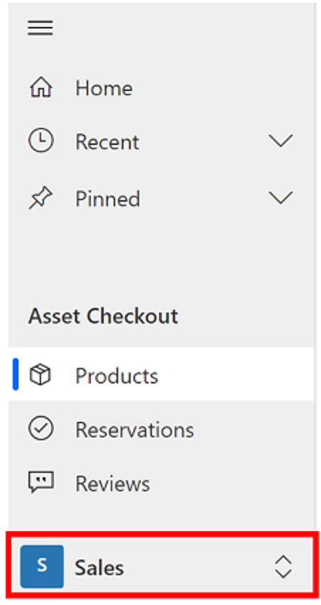 Capture d’écran du sélecteur de zone.