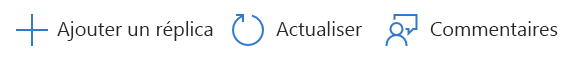Capture d’écran du bouton d’ajout d’une réplique.
