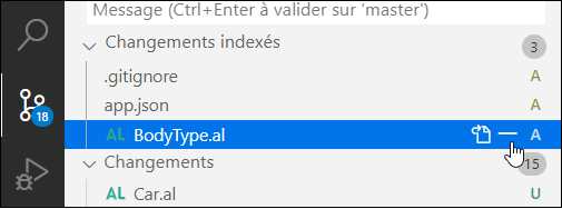 Capture d’écran de la fonctionnalité – permettant de désindexer ou réinitialiser un fichier indexé.