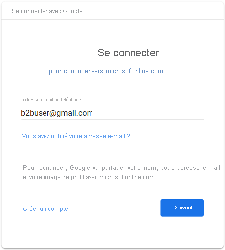 Capture d’écran montrant la page de connexion Google. Les utilisateurs doivent se connecter pour obtenir l’accès.