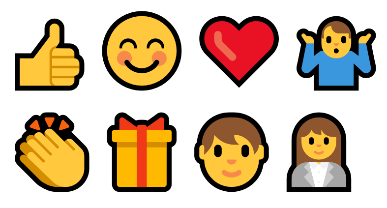 Segoe UI Emoji font family - Typography | Microsoft Learn