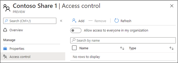 A screenshot showing how to configure permissions for a printer share.