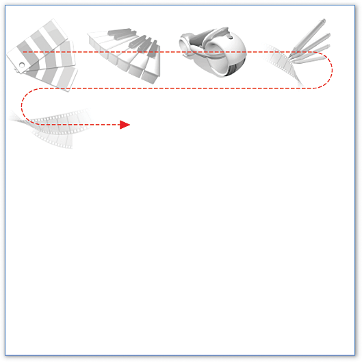 Panneau de disposition WrapPanel