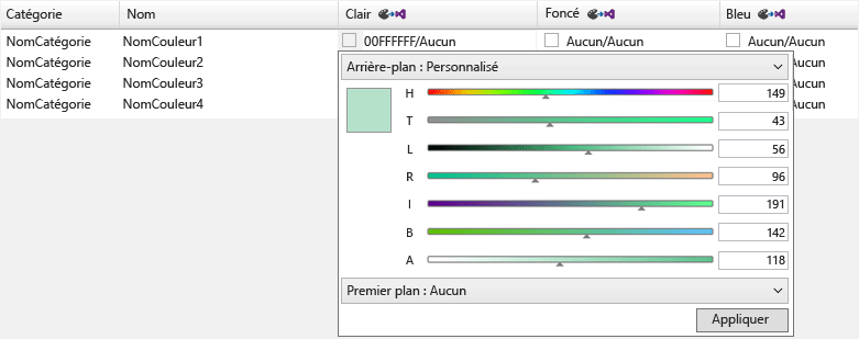VSIX Color Editor Edit Color VSIX Color Editor Edit Color